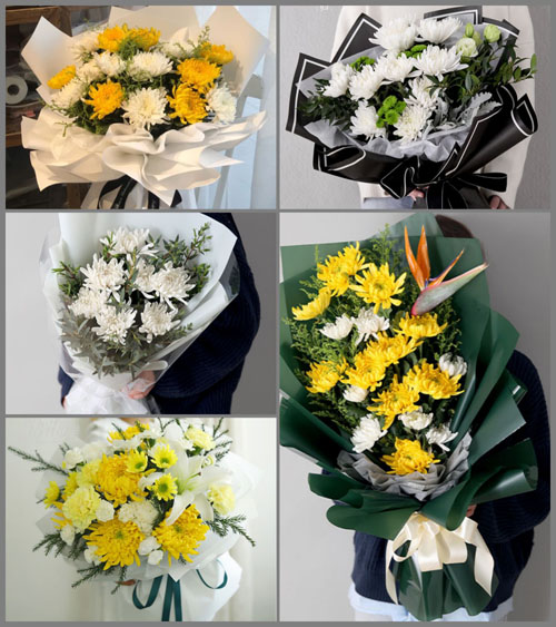 安徽芜湖市无为县十里墩乡吕巷村白事花束代送